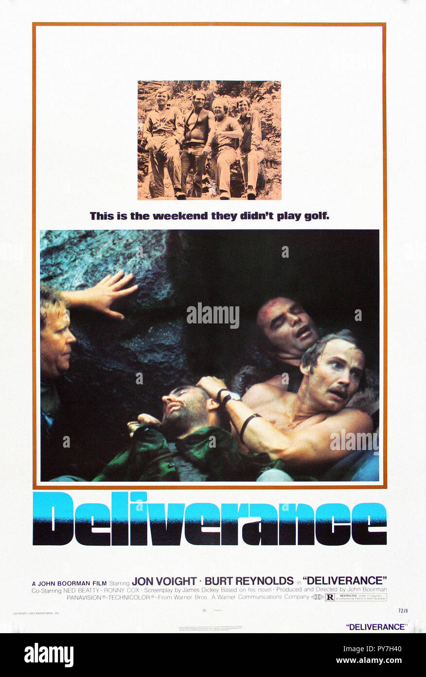 Deliverance Original Movie Poster Stock Photo Alamy