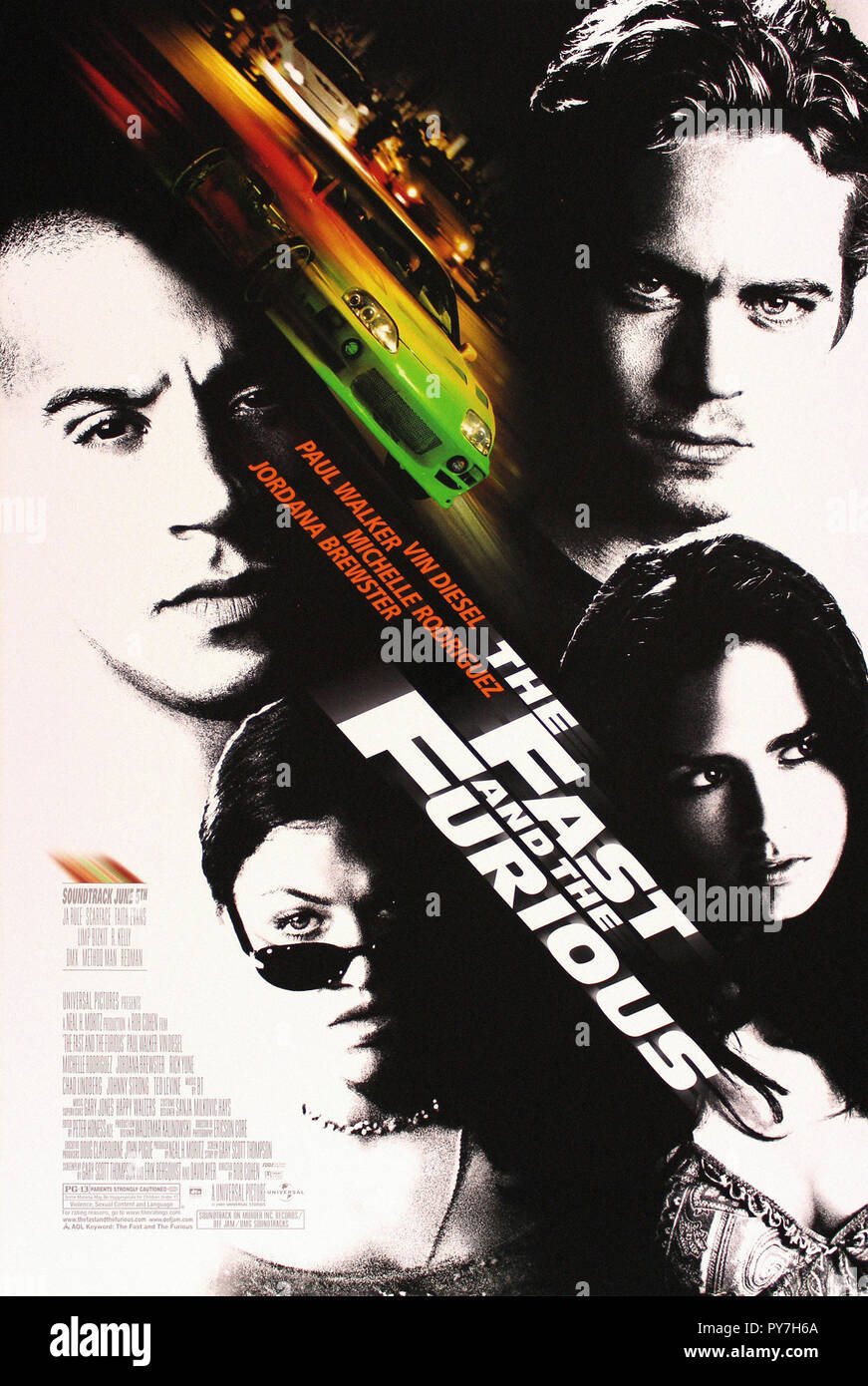 The Fast And The Furious Original Movie Poster Stock Photo Alamy