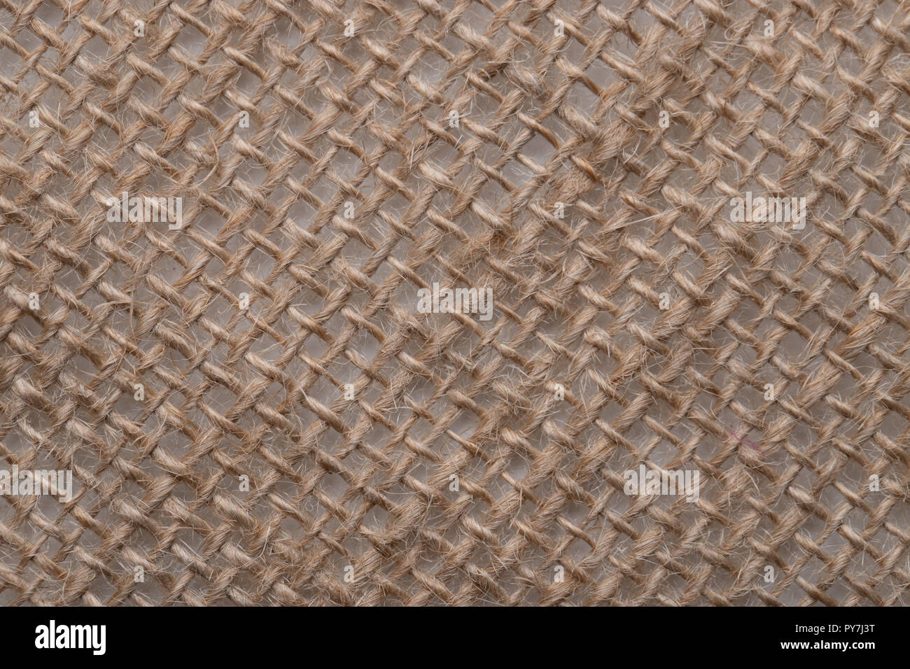 Sackcloth or burlap texture background. Stock Photo