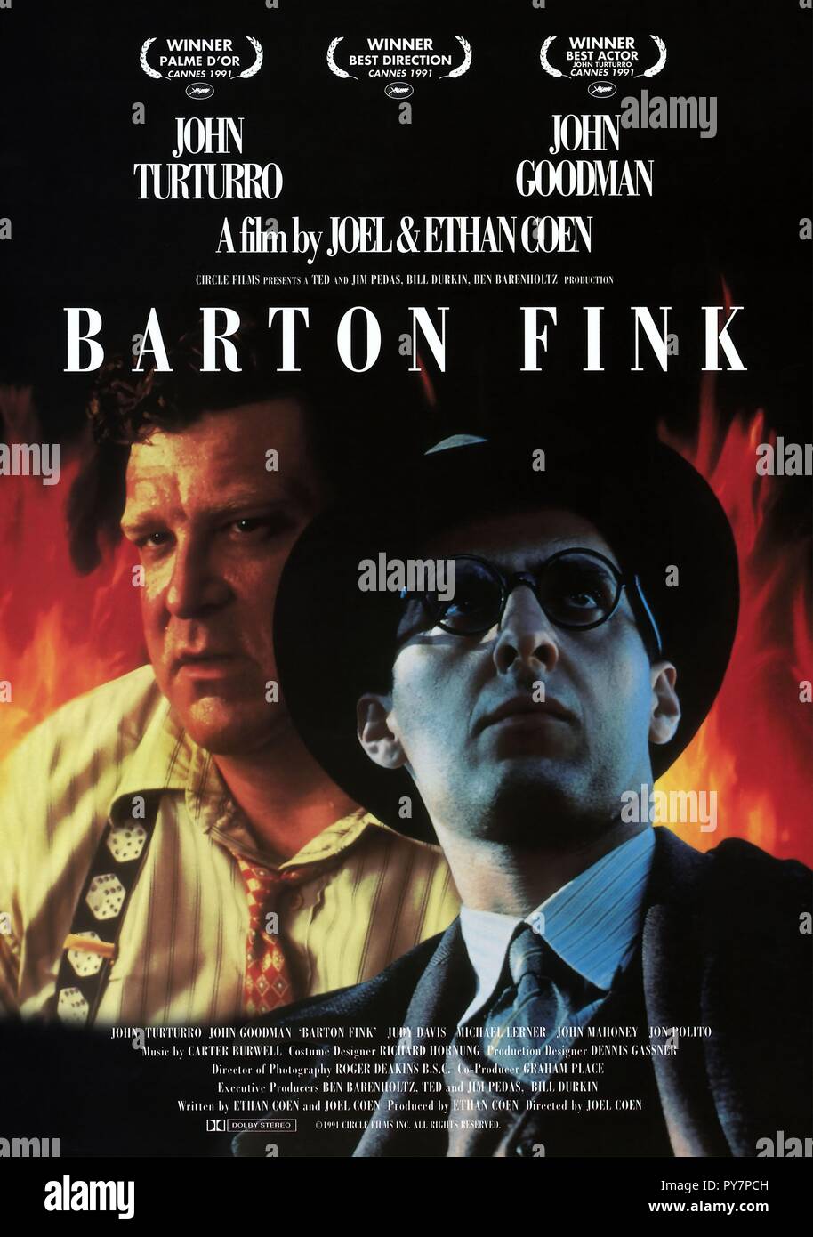 Original film title BARTON FINK. English title BARTON FINK. Year