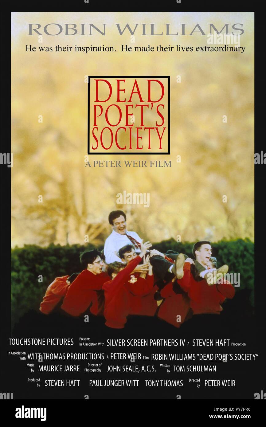 Original film title: DEAD POETS SOCIETY. English title: DEAD POETS SOCIETY. Year: 1989. Director: PETER WEIR. Credit: TOUCHSTONE PICTURES / Album Stock Photo