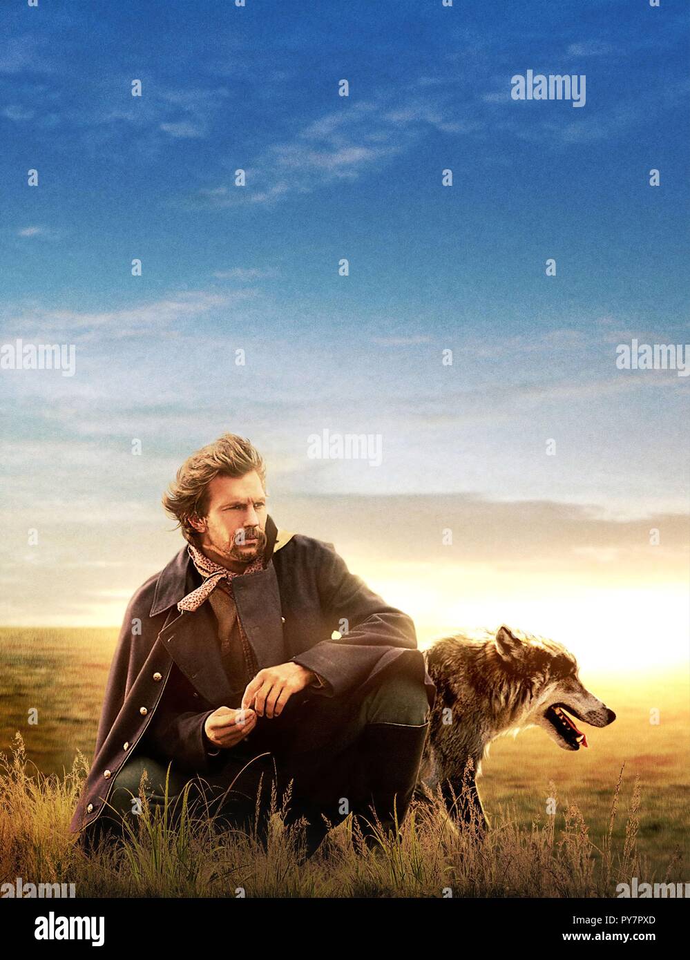 Original film title: DANCES WITH WOLVES. English title: DANCES WITH WOLVES. Year: 1990. Director: KEVIN COSTNER. Stars: KEVIN COSTNER. Credit: ORION PICTURES / Album Stock Photo