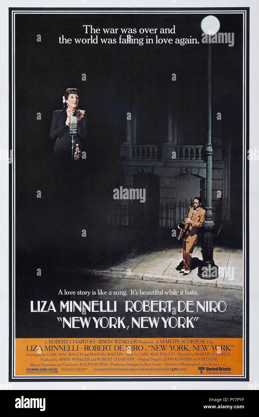 Original film title: NEW YORK, NEW YORK. English title: NEW YORK, NEW YORK. Year: 1977. Director: MARTIN SCORSESE. Credit: UNITED ARTISTS / Album Stock Photo