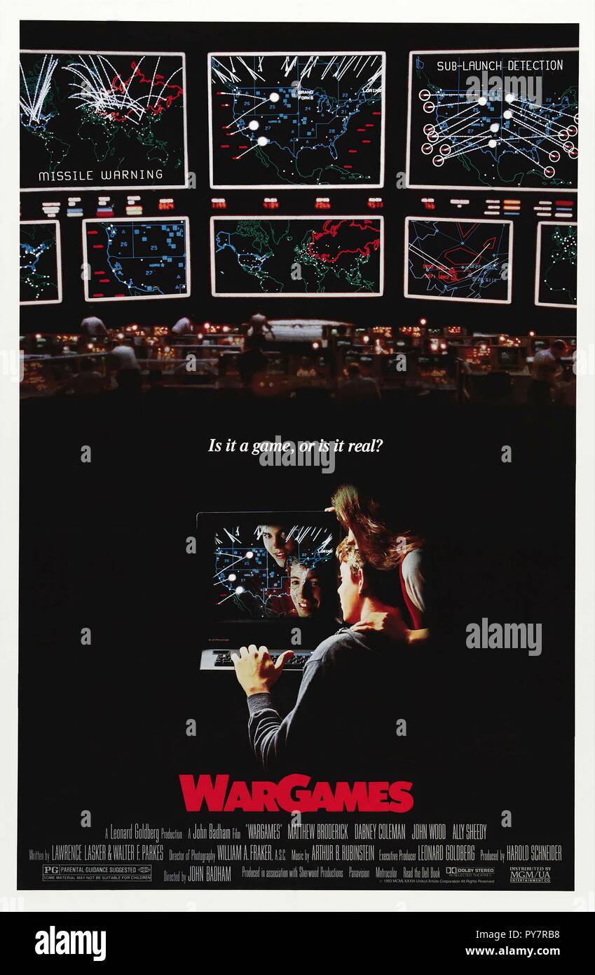 Wargames 1983 poster hi-res stock photography and images - Alamy