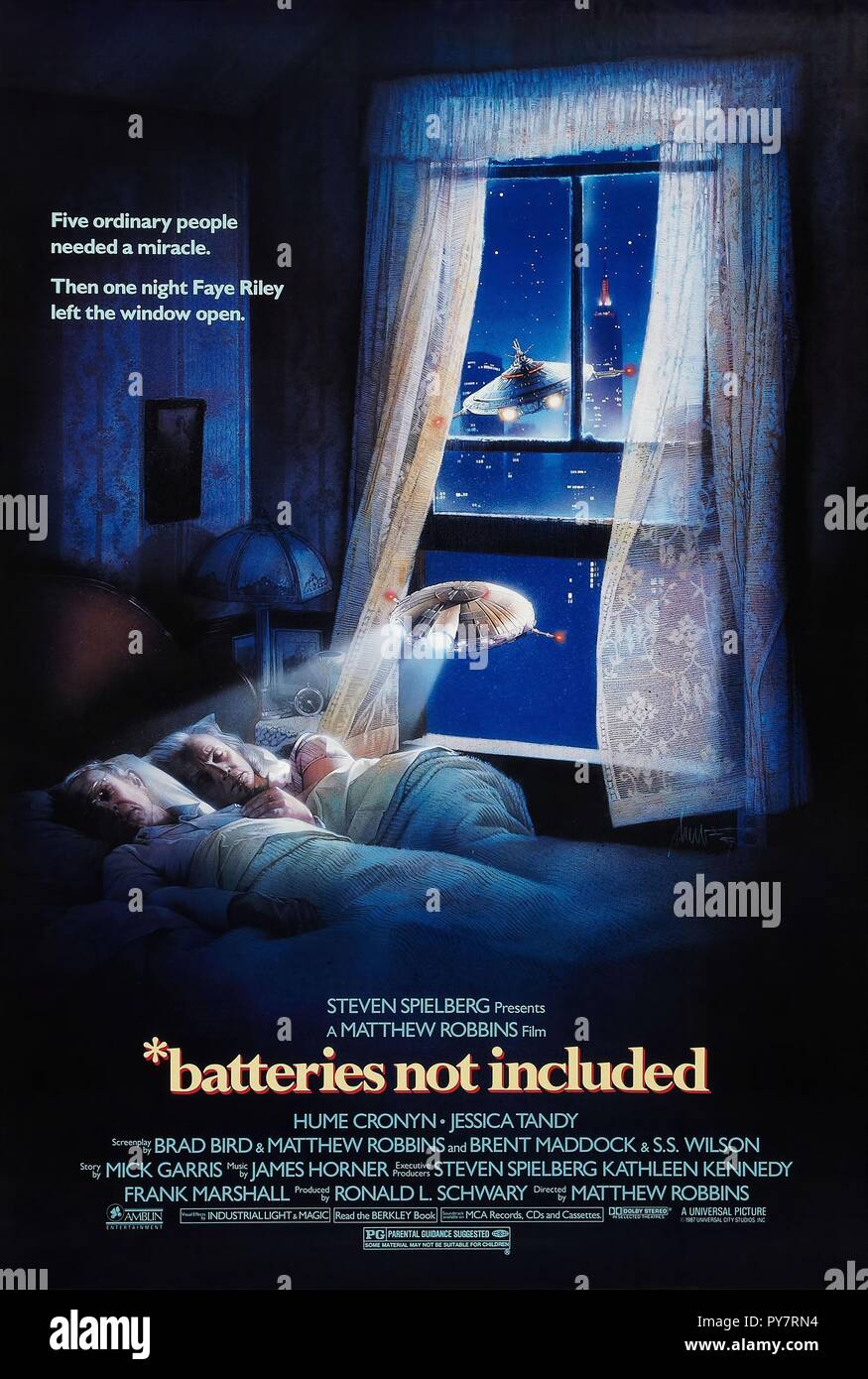 Original film title BATTERIES NOT INCLUDED. English title BATTERIES