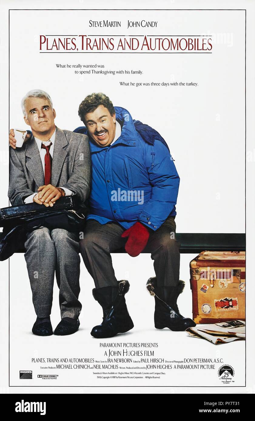 Original film title PLANES, TRAINS & AUTOMOBILES. English title