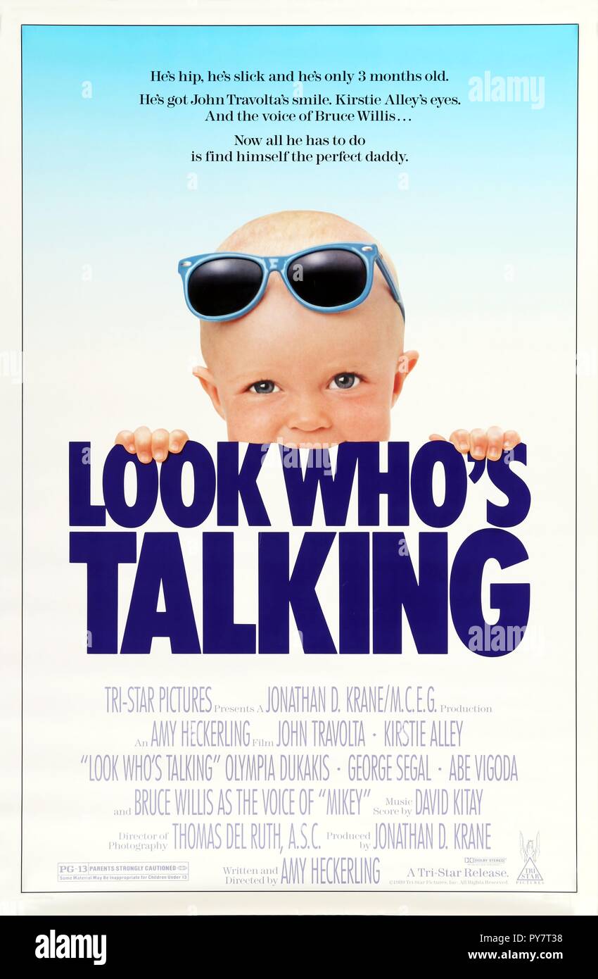 Original film title: LOOK WHO'S TALKING. English title: LOOK WHO'S TALKING. Year: 1989. Director: AMY HECKERLING. Credit: TRI STAR PICTURES / Album Stock Photo