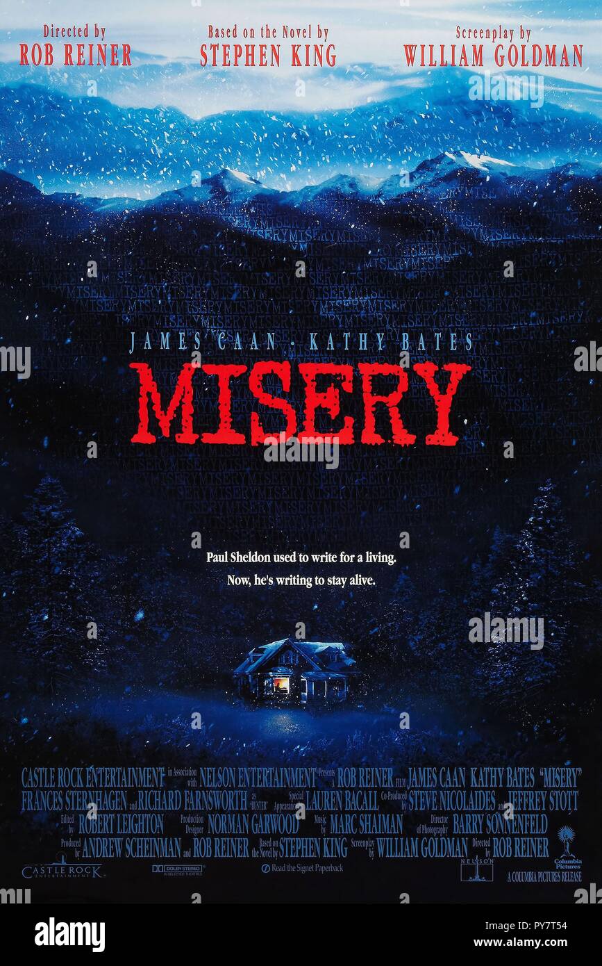 Original film title: MISERY. English title: MISERY. Year: 1990. Director: ROB REINER. Credit: CASTLE ROCK ENTERTAINMENT / Album Stock Photo