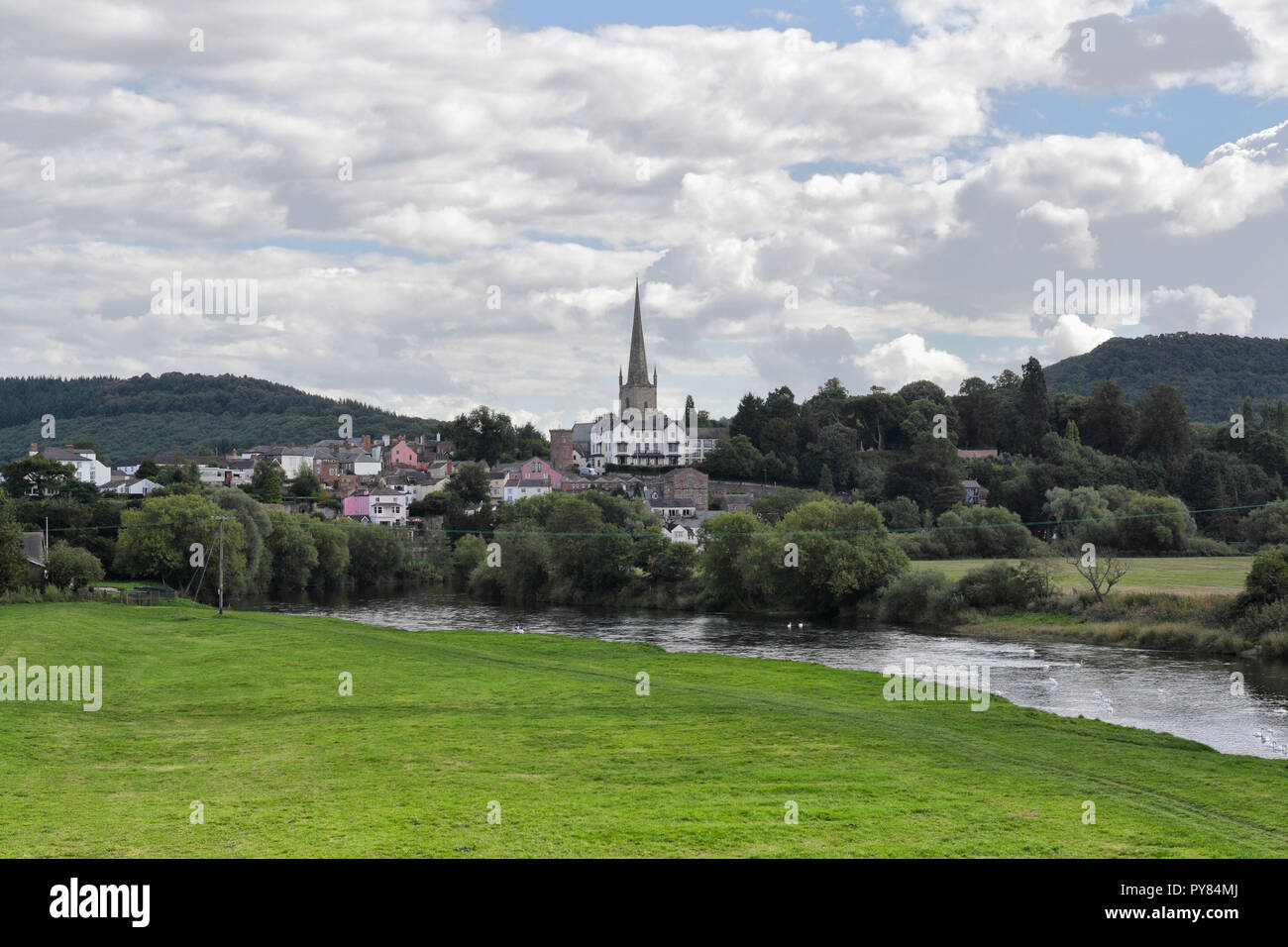 Ross on Wye in Herefordshire England UK rural English town landscape British countryside Stock Photo