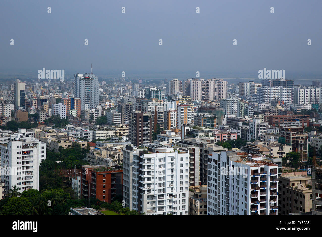 Aerial view of Gulshan area, Dhaka, Bangladesh Stock Photo - Alamy