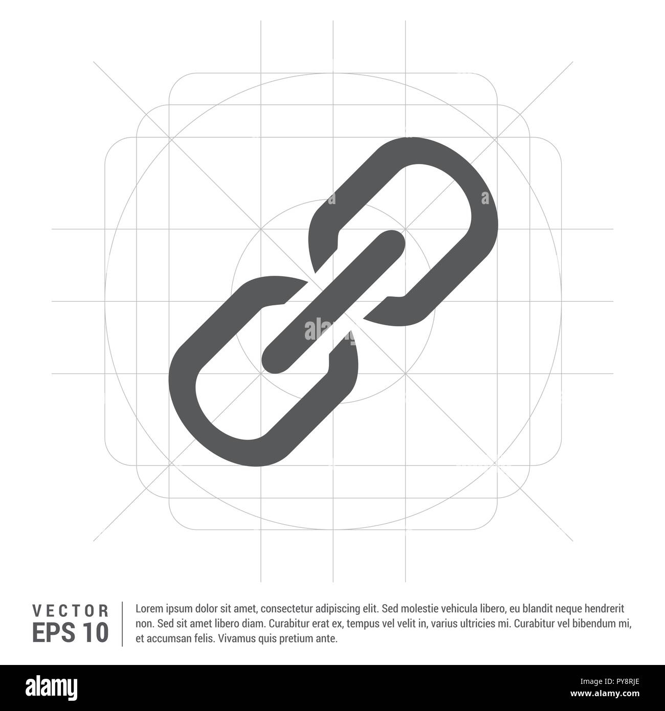 Chain link icon Stock Vector Image & Art Alamy