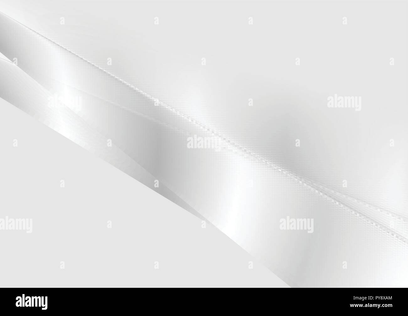 Grey silver stripes abstract gradient background. Vector design Stock Vector
