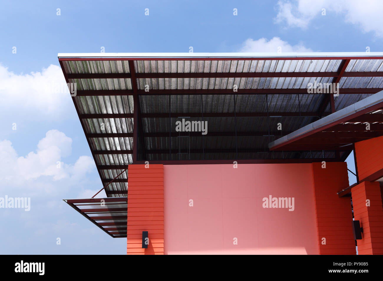 Energy saving insulation beneath roof tiles of a new building to