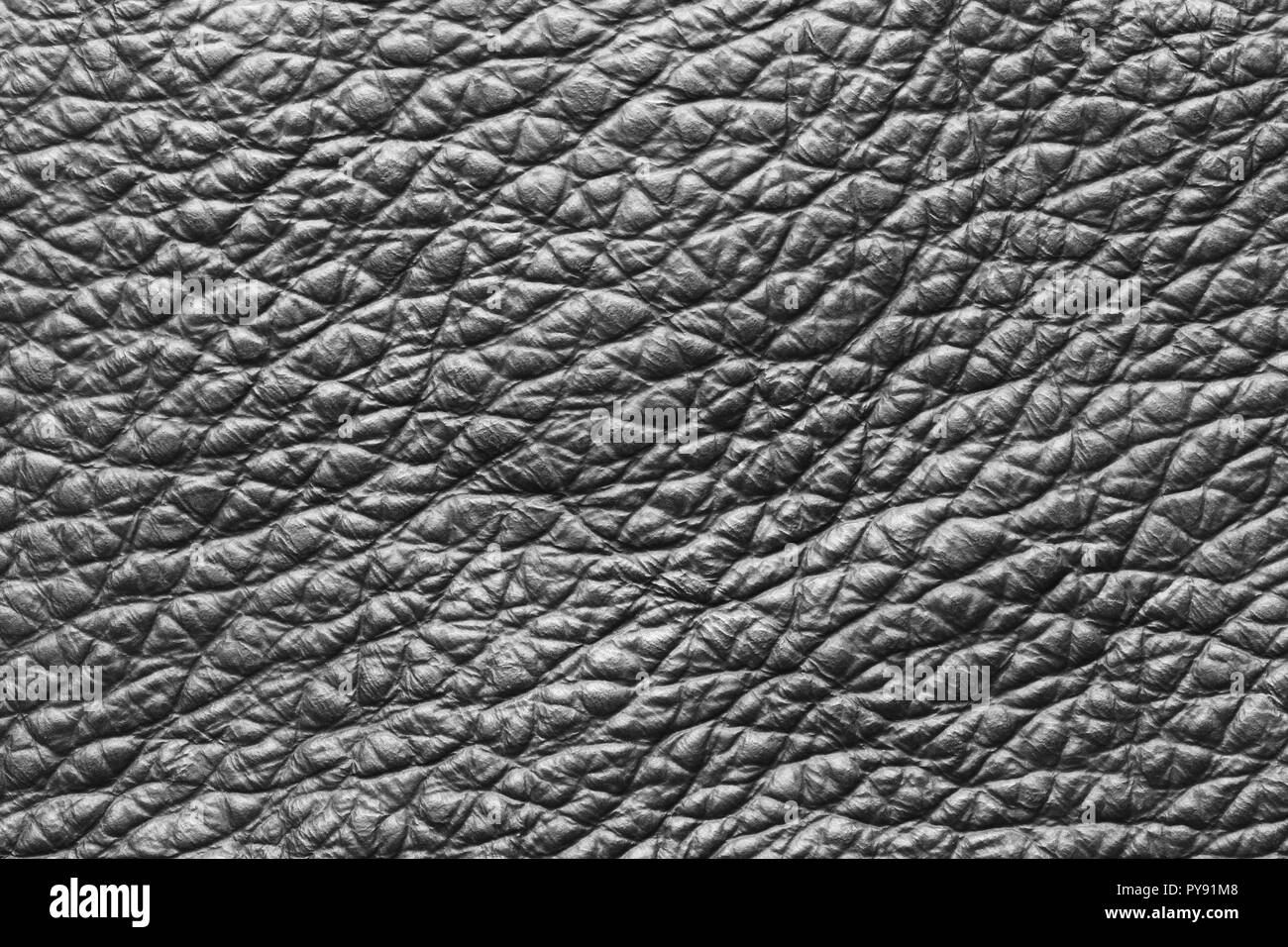 Black color genuine leather texture Stock Photo Alamy