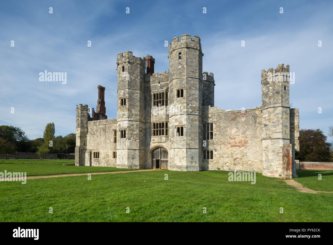 Titchfield Abbey, a historic landmark owned by English Heritage,  in Hampshire, UK Stock Photo