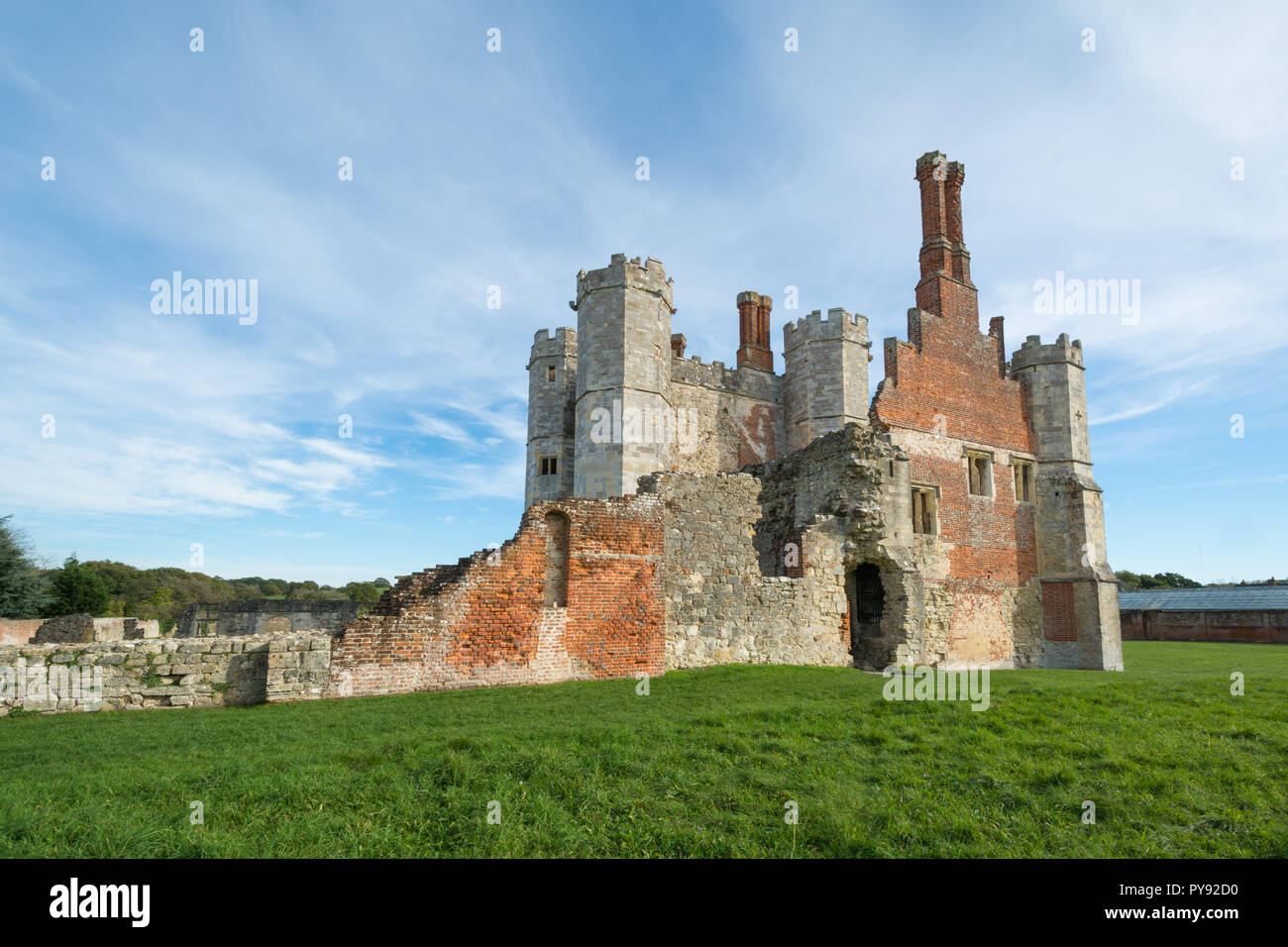 Titchfield Abbey, a historic landmark owned by English Heritage,  in Hampshire, UK Stock Photo