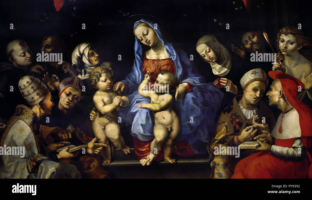 The mystic marriage of saint catherine hi-res stock photography and ...