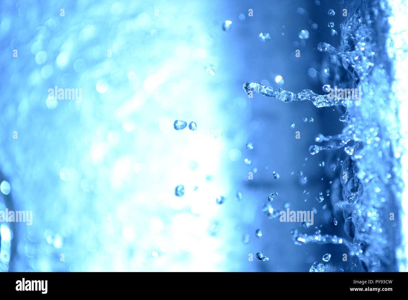 Closeup slow motion white water hi-res stock photography and images - Alamy