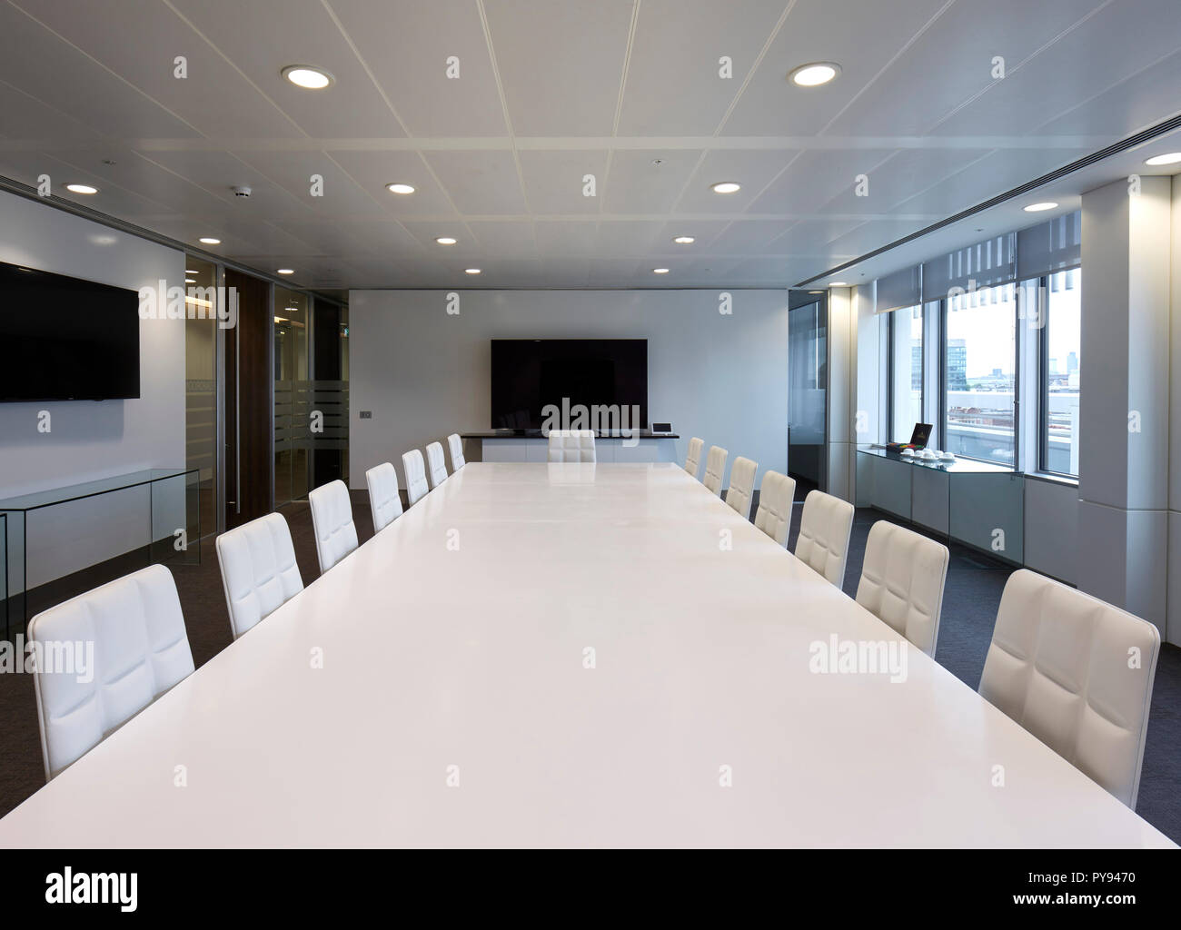 Boardroom Interior. Architectural Stock, London, United Kingdom. Architect: NA , 2017. Stock Photo