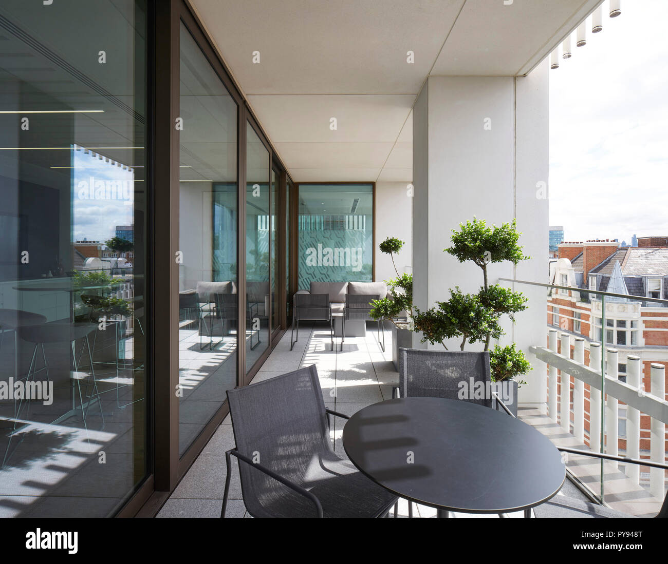 Office terrace. Architectural Stock, London, United Kingdom. Architect: NA , 2017. Stock Photo