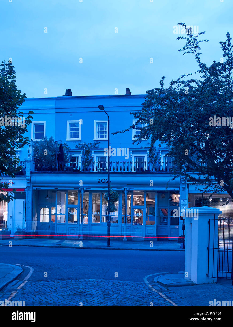 General retail in Notting Hill. Architectural Stock, London, United