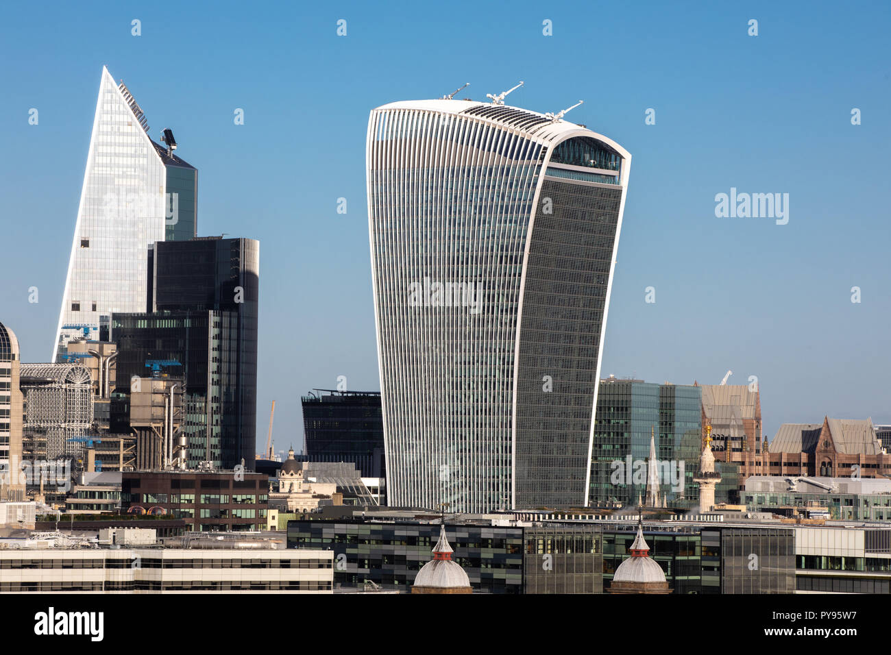 The London skyline Stock Photo
