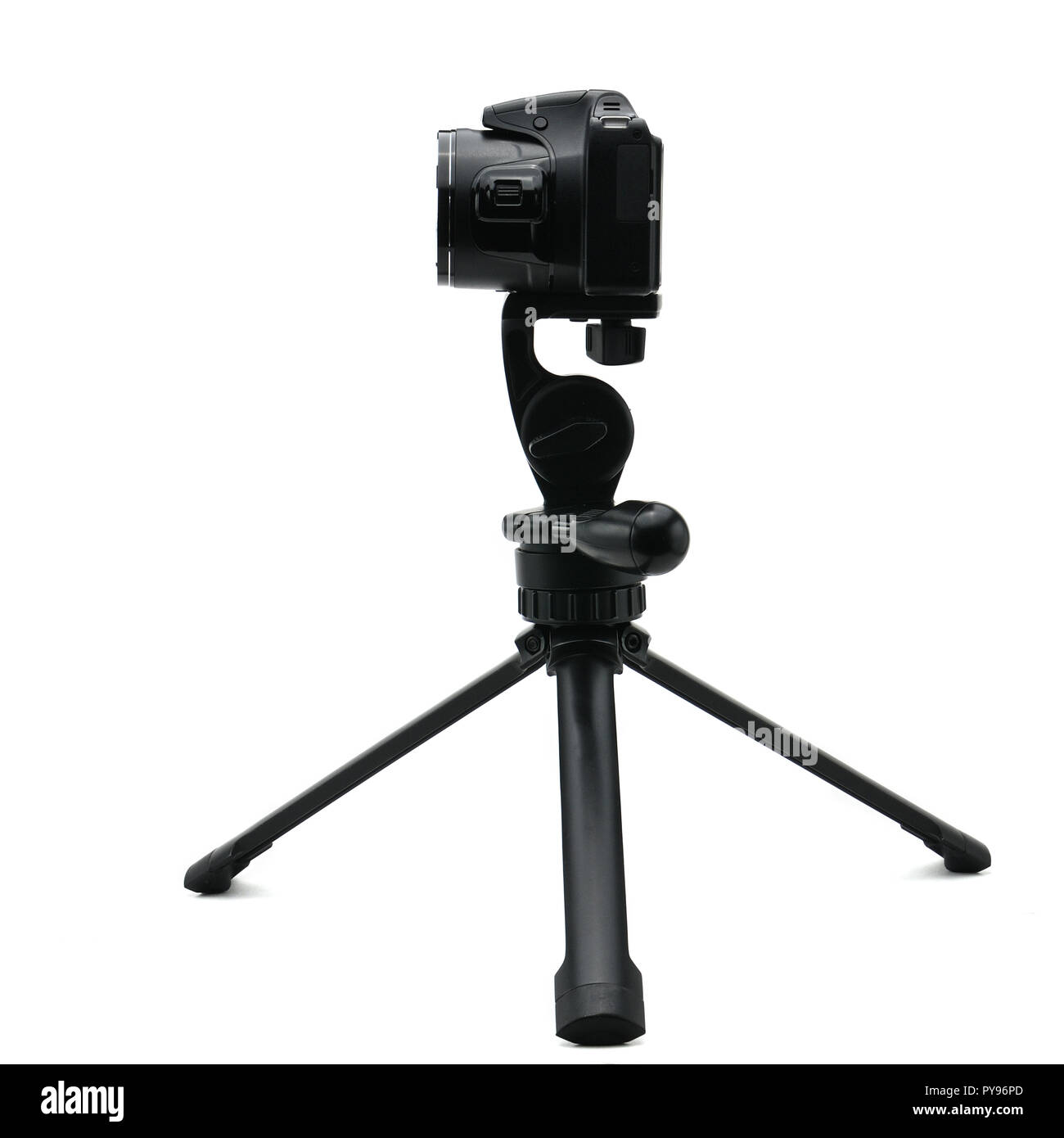 Tripod & camera for photo and video shooting Stock Photo Alamy