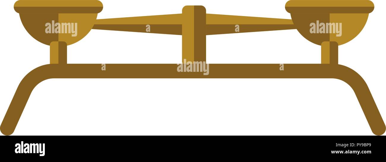 Isolated golden balance icon Stock Vector Image & Art - Alamy