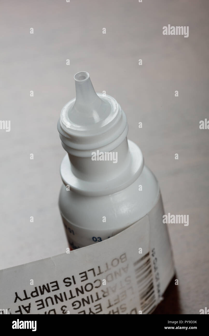 Eye drop prescription hires stock photography and images Alamy