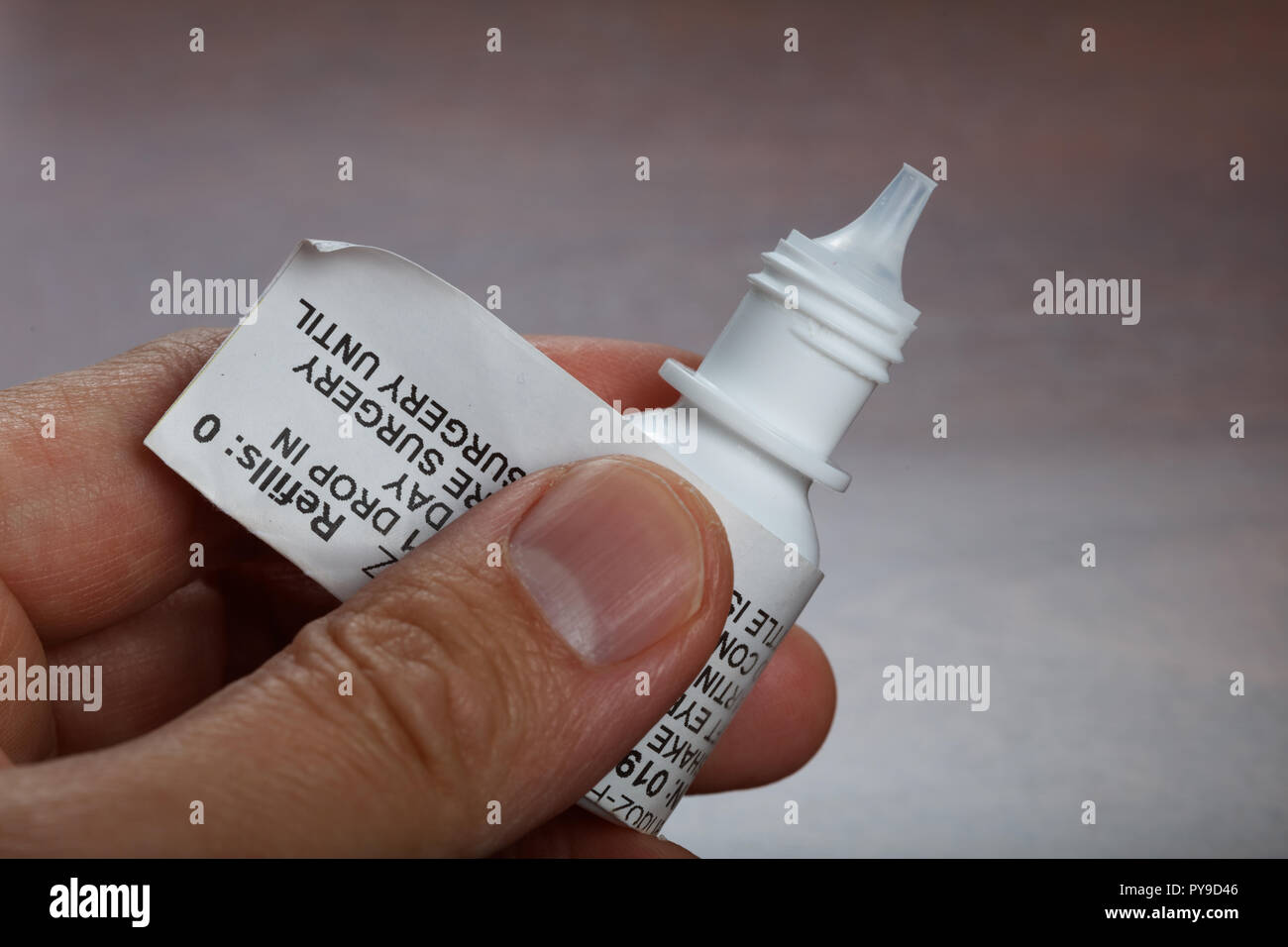 Eye drop prescription hires stock photography and images Alamy