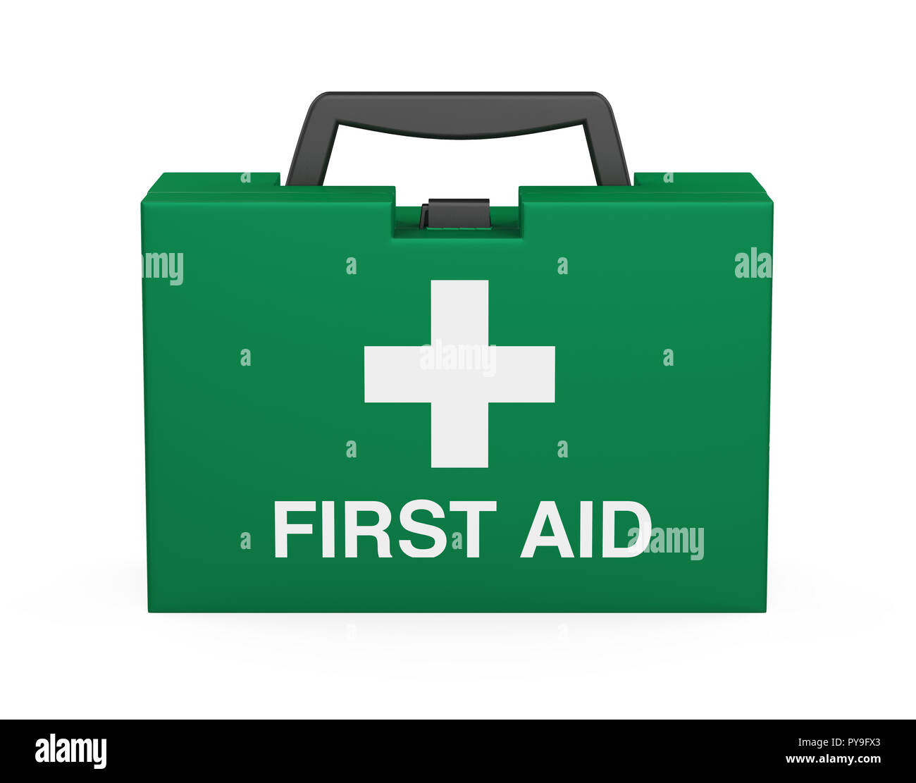 First Aid Kit Isolated Stock Photo Alamy