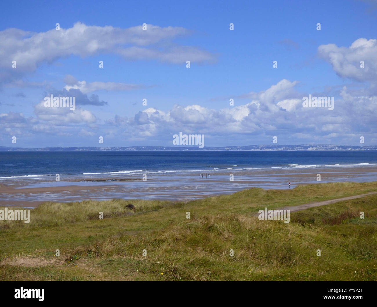 Kenfig Dunes nature reserve, near Porthcawl, South Wales, UK Stock ...