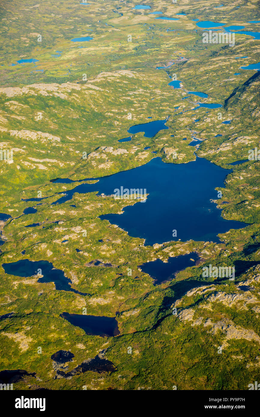 Small lake Katmai Peninsula, Alaska, USA. Stock Photo