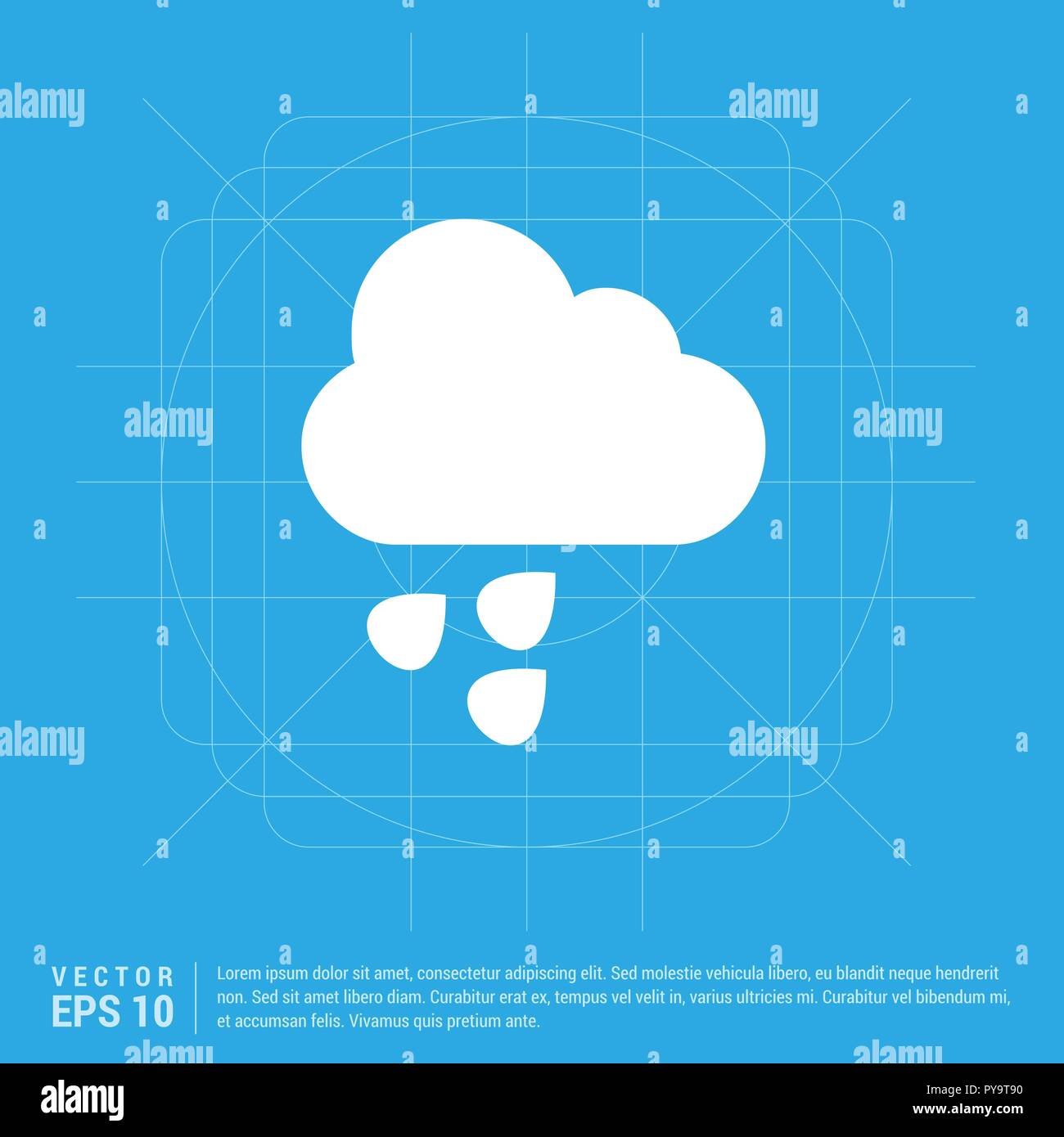 Rain Cloud Icon Stock Vector Image & Art - Alamy