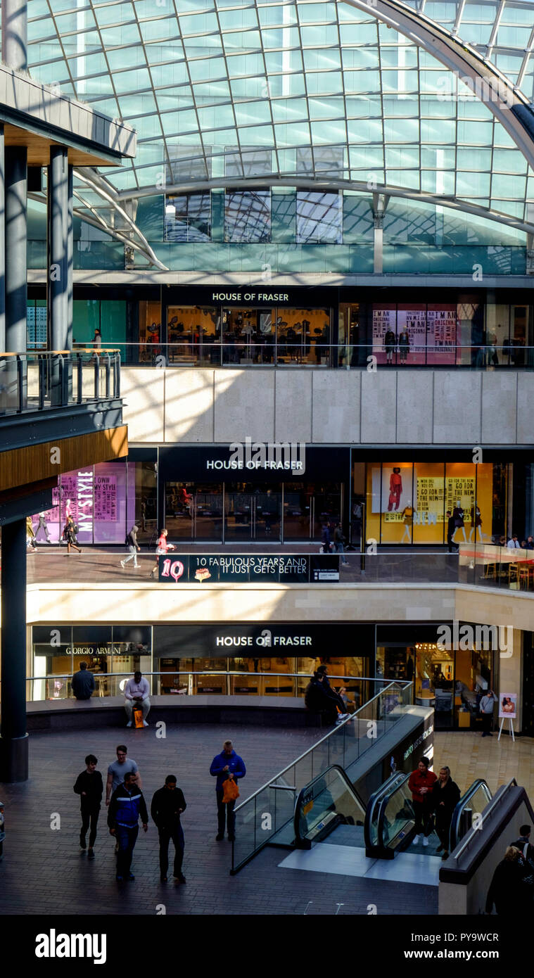 Around the City of Bristol,England UK The House of Fraser Store in