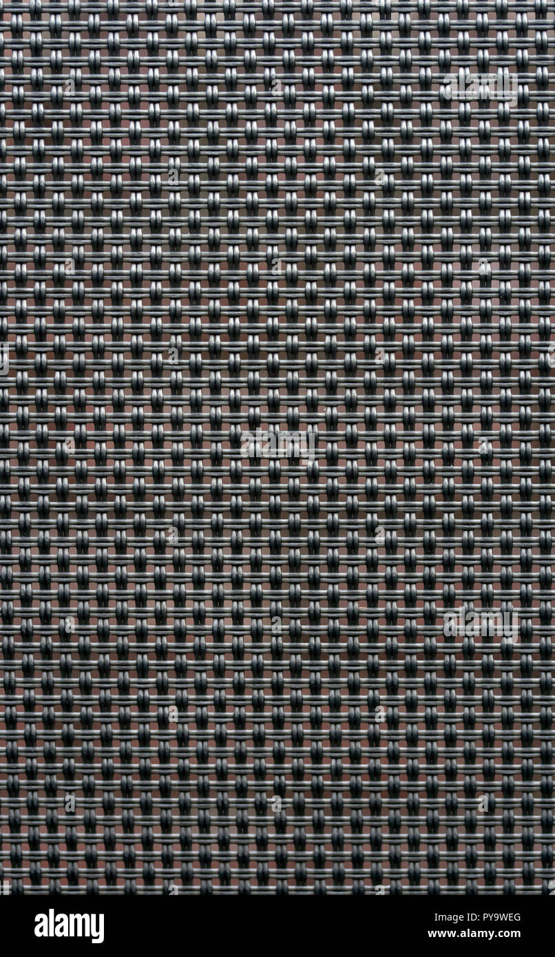 Vertical gray woven mesh background Stock Photo