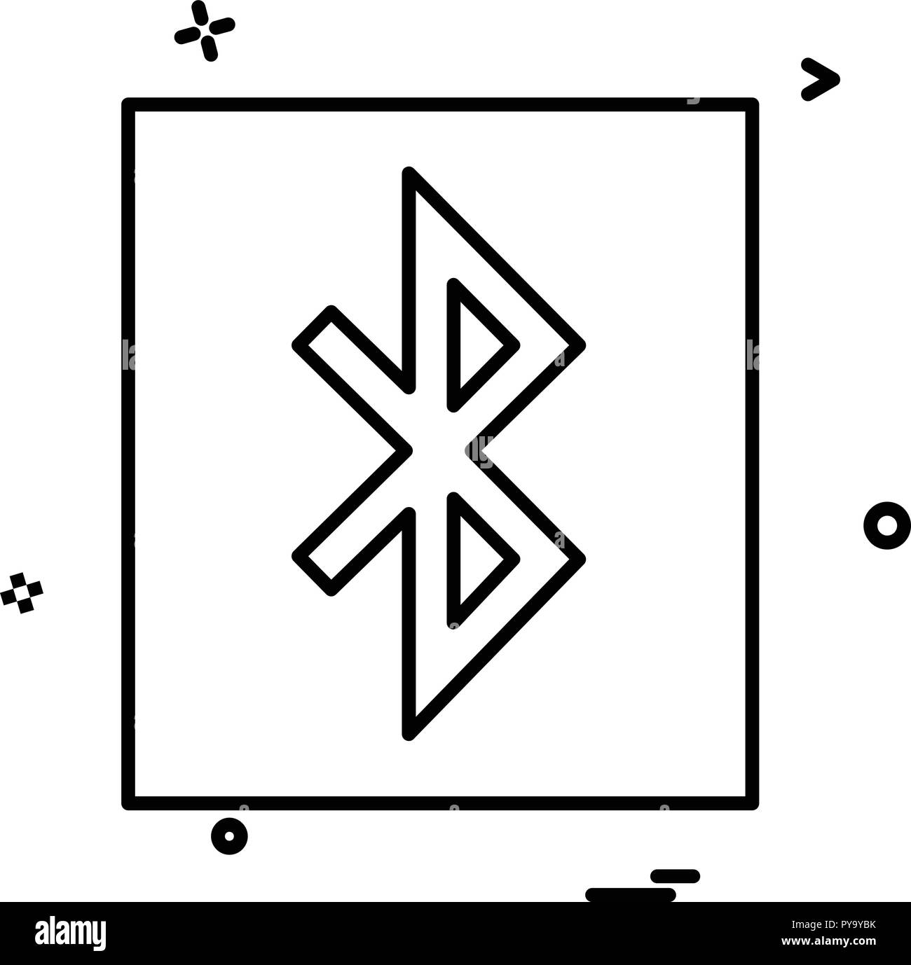 Bluetooth icon design vector Stock Vector Image & Art Alamy