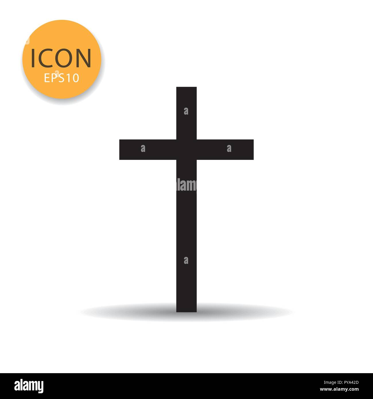 religion cross icon flat style in black color vector illustration on white background stock vector image art alamy https www alamy com religion cross icon flat style in black color vector illustration on white background image223342853 html