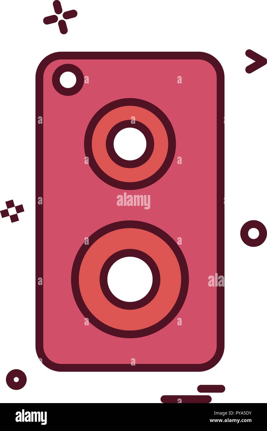 speaker music icon vector design Stock Vector Image & Art - Alamy