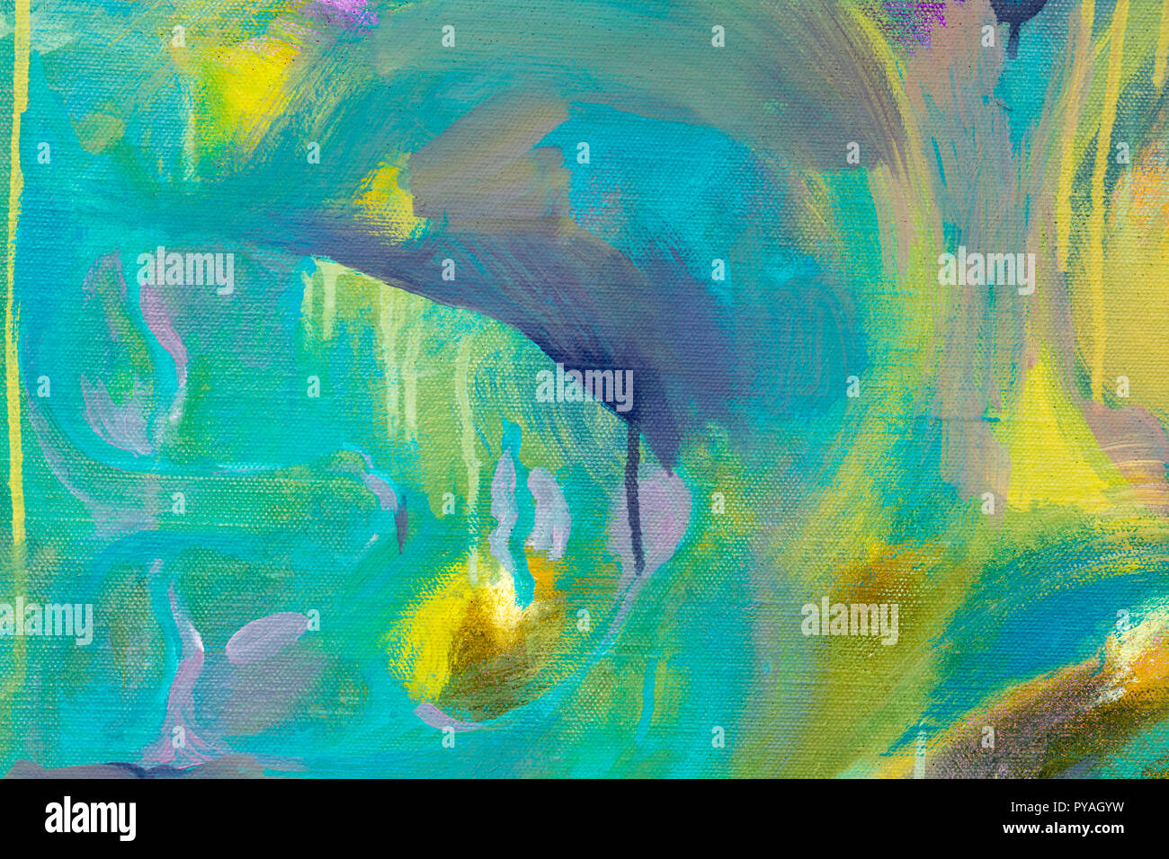 Oil painting abstract flower in hires stock photography and images Alamy