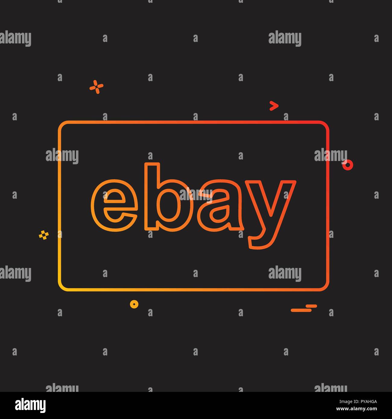 Ebay Card Design Vector Stock Vector Image And Art Alamy