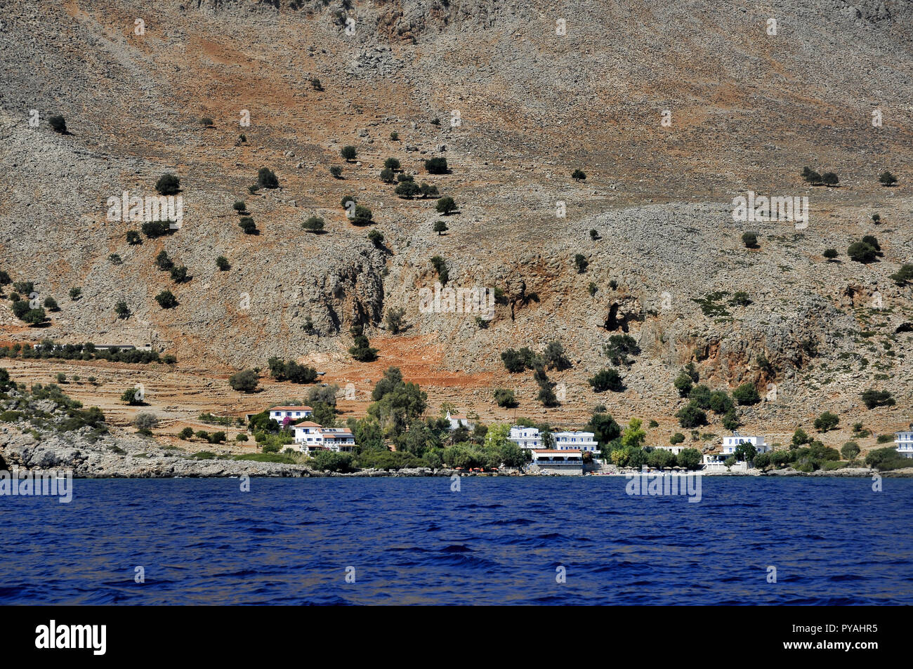 Holydays in Crete -Voyage en Crète Stock Photo
