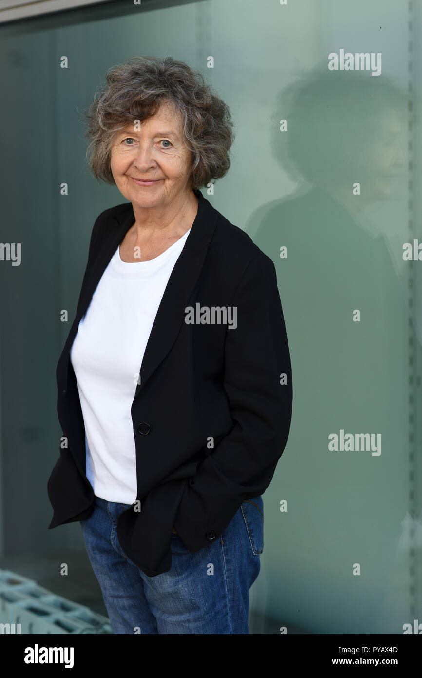 Angelika Waldis in October 2018 at the Frankfurt Book Fair. usage