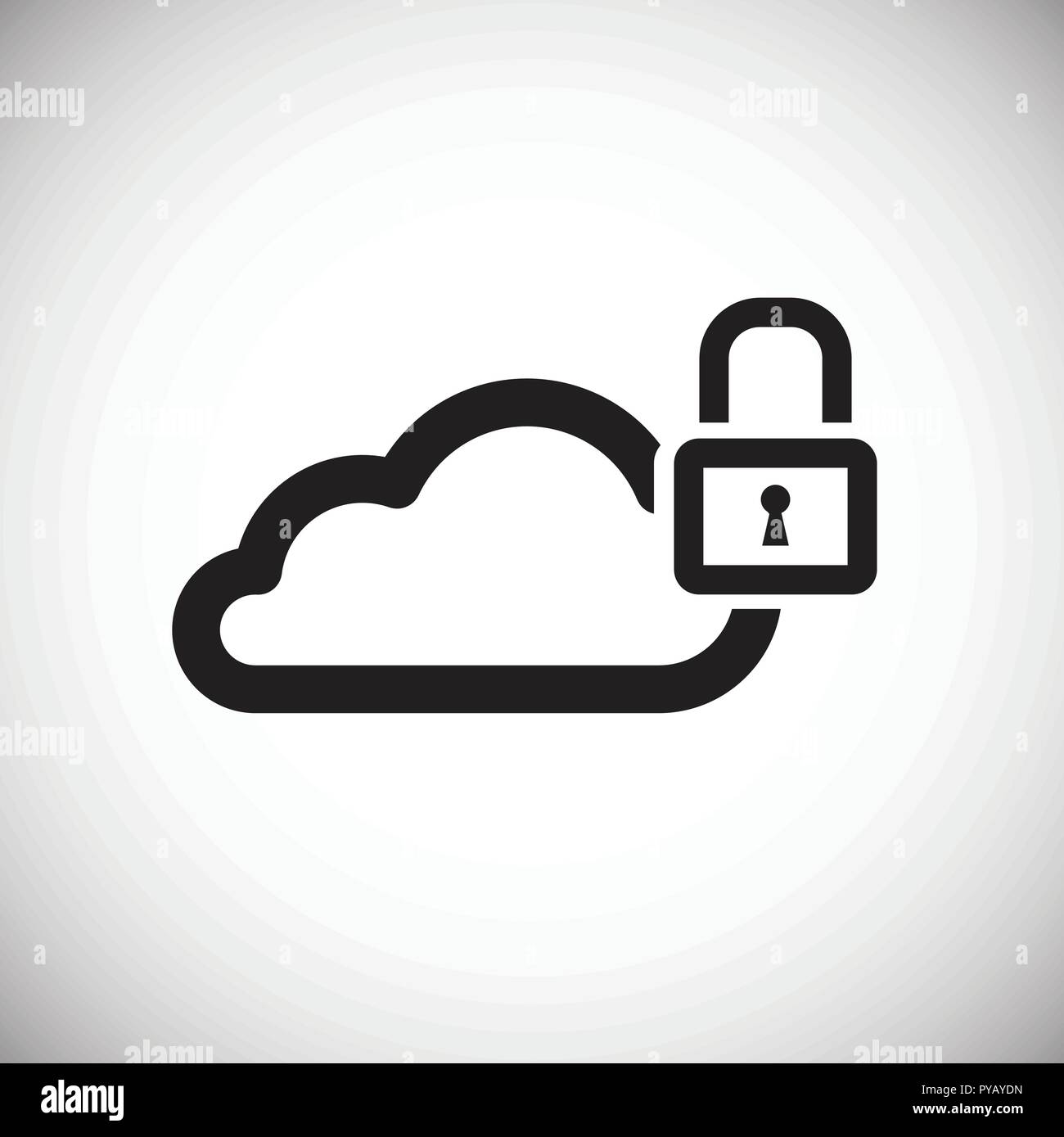 Cloud storage on white background Stock Vector Image & Art - Alamy