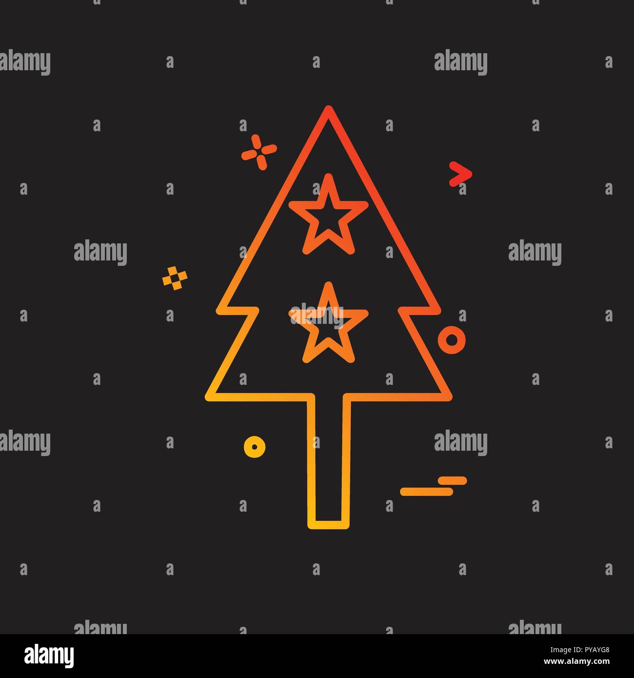 Tree icon design vector Stock Vector Image & Art - Alamy