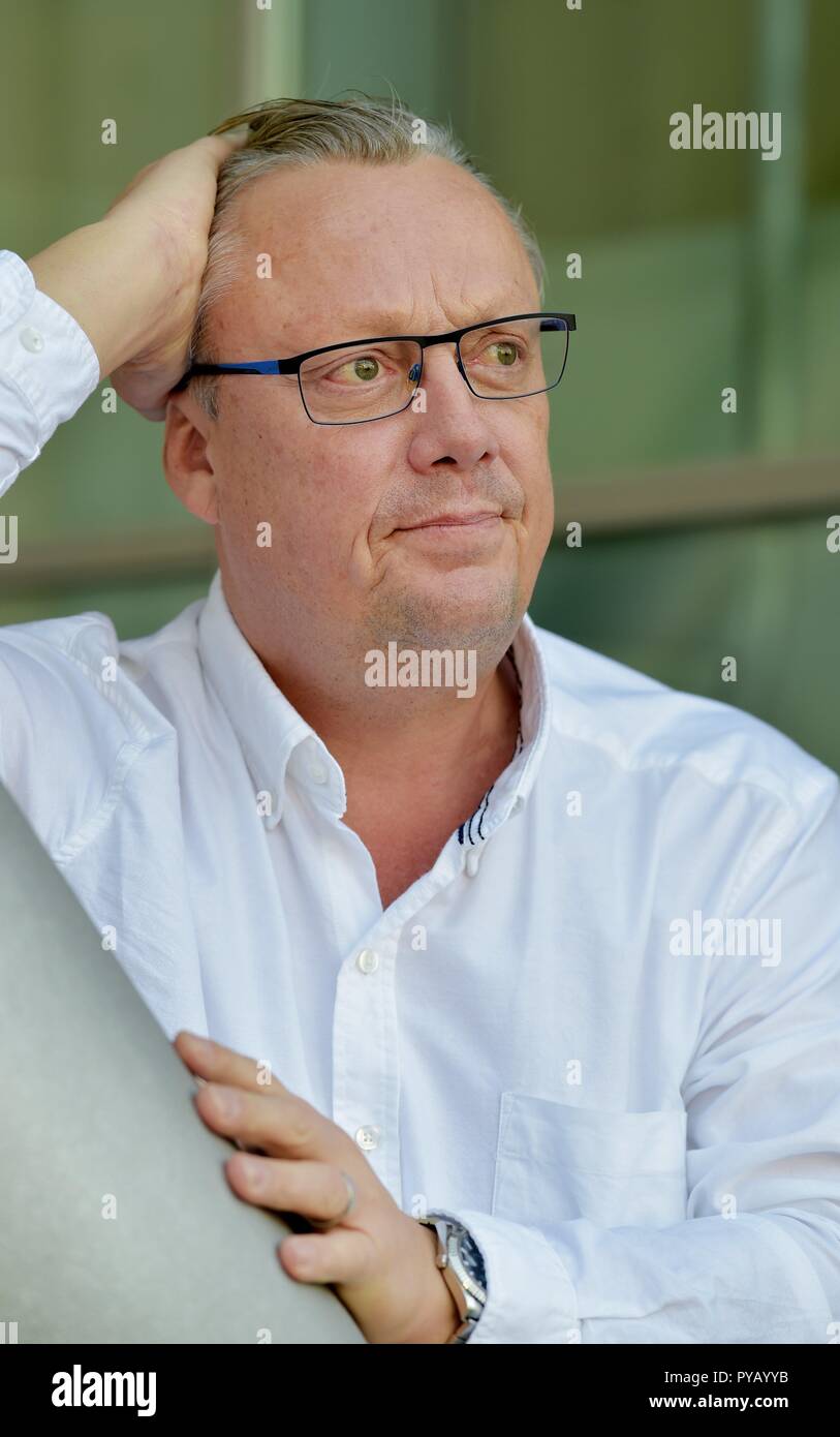 Jonas Jonasson in October 2018 at the Frankfurt Book Fair. usage worldwide Stock Photo Alamy