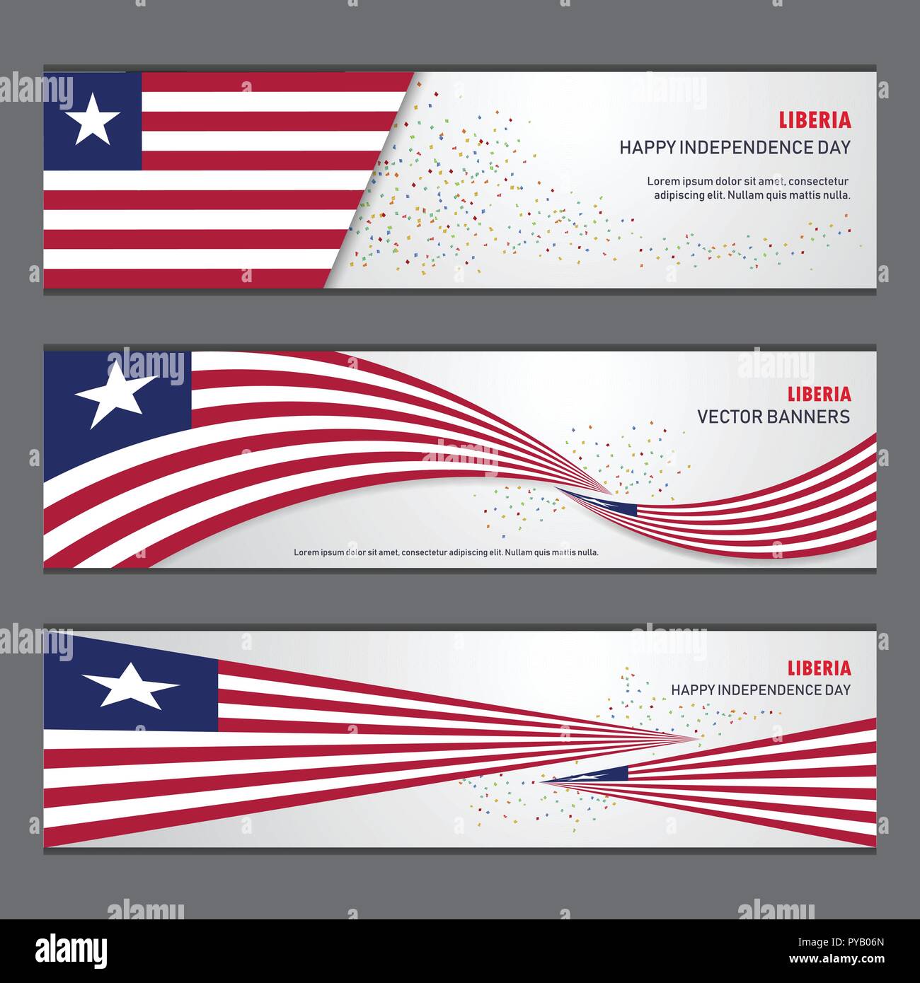 Liberia independence day abstract background design banner and flyer ...