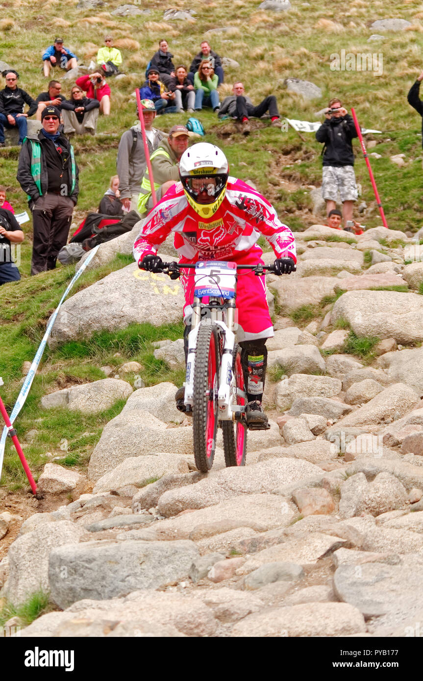 Fort William, Scotland, United Kingdom 2010/06/06 UCI World Cup MTB Downhill near Fort
