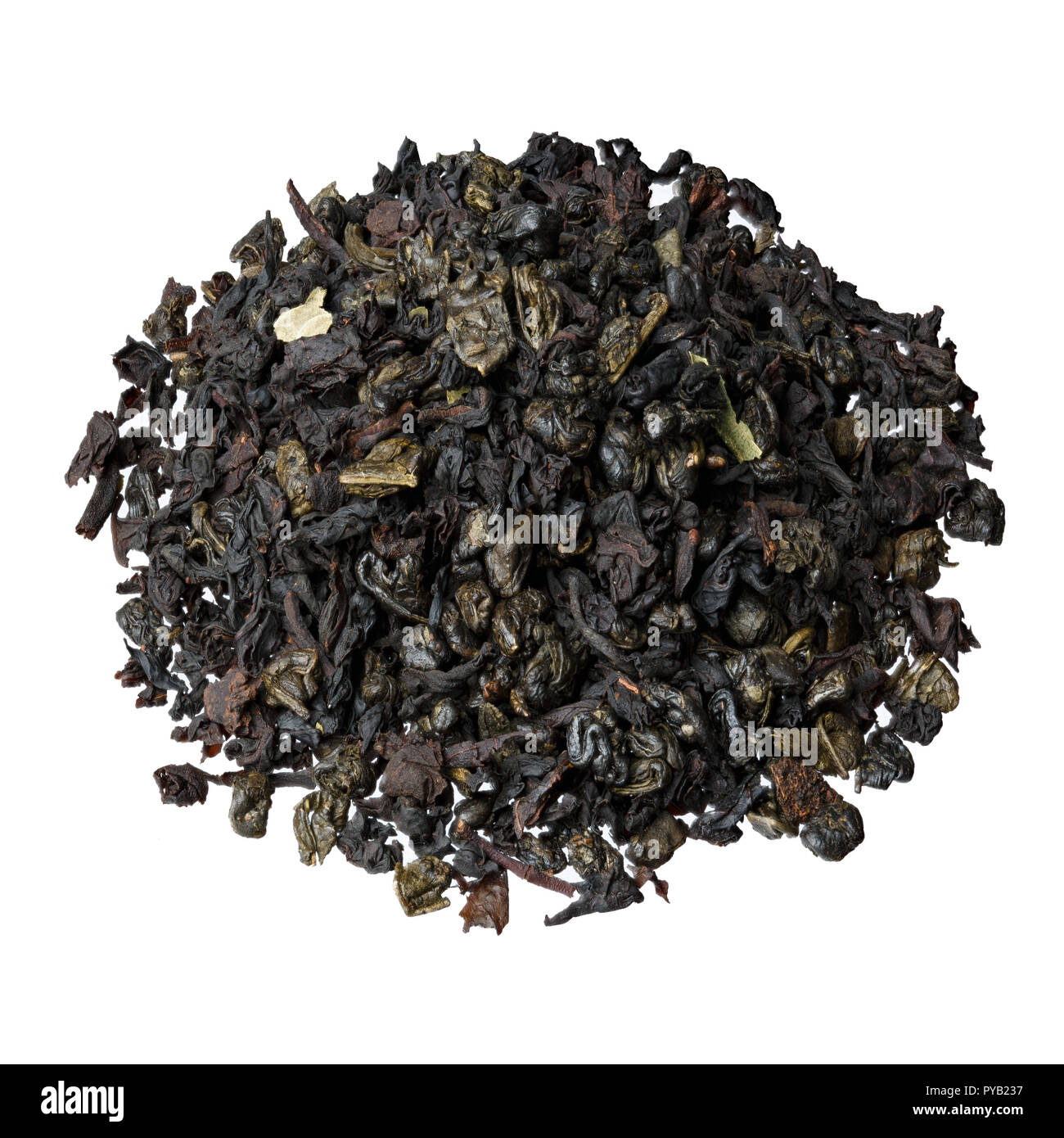 The mixtureleaf black tea from Ceylon and China, with the addition of