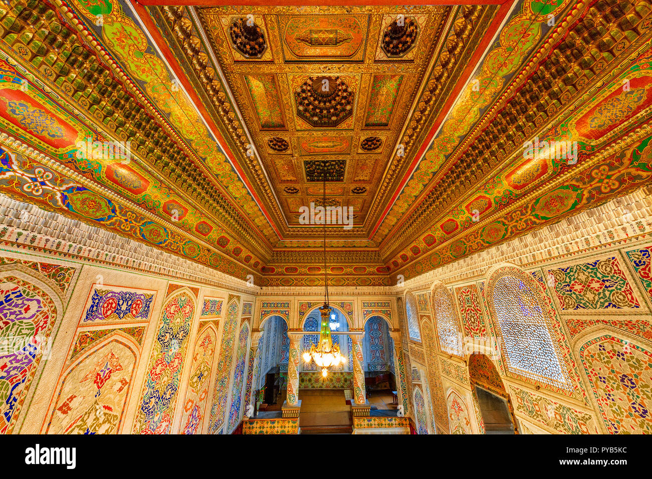 Historical synagogue in Samarkand, Uzbekistan Stock Photo